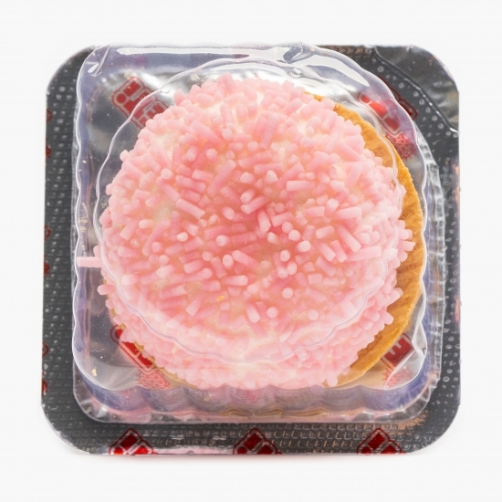 Biscuit cu bezea și granule cu aromă de căpșuni 18g