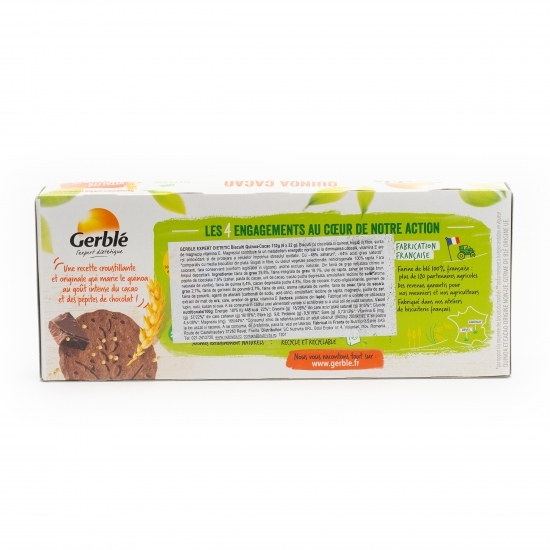 Biscuiți dietetici cu quinoa și cacao 132g