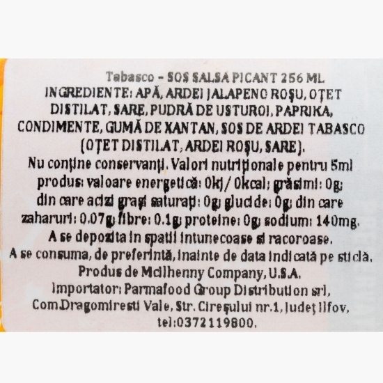 Sos Salsa picant 256ml