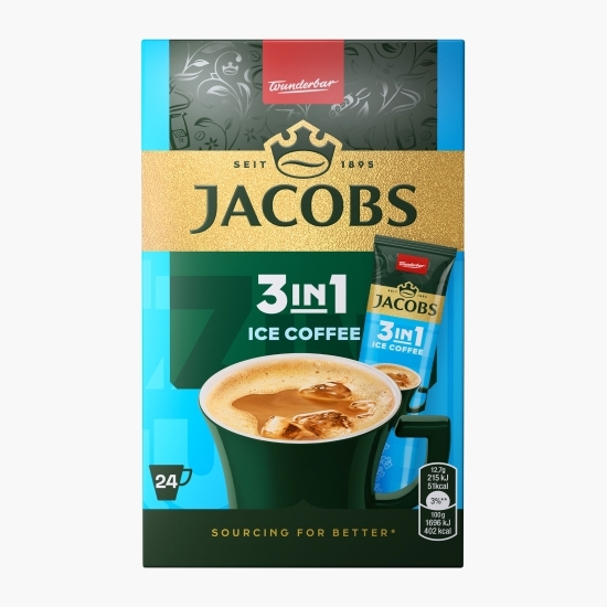 Ice coffee 3în1 plicuri 24x18g, cafea instant