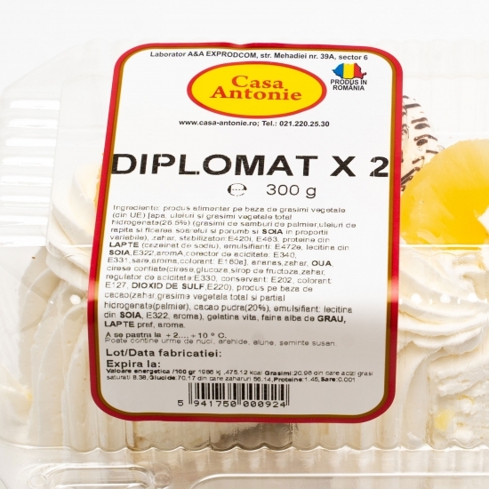 Prăjitură Diplomat x2 300g