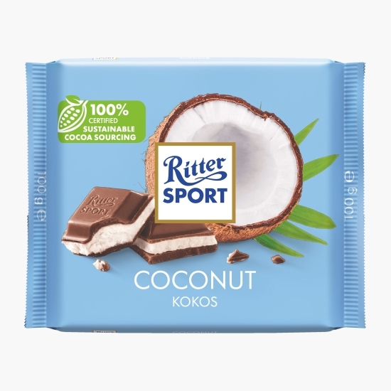 Ciocolată cu cocos 100g