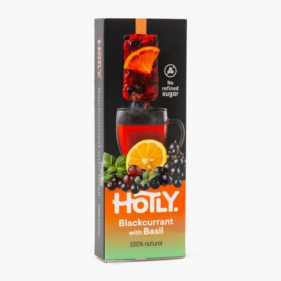 Băutură caldă din piure de coacăze negre și busuioc 50g