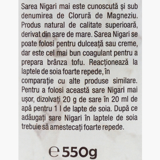 Sare Nigari - clorură de magneziu 550g