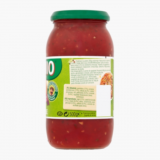 Sos de roșii Bolognese cu ceapă și usturoi 500g