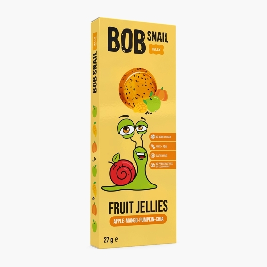 Jeleu natural din mere, mango, dovleac și chia, fără zahăr adăugat 27g