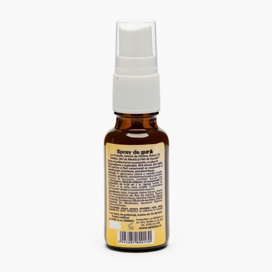 Spray de gură cu propolis și mentă fără alcool 20ml