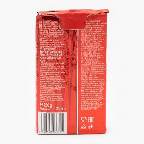 Präsident 250g, cafea măcinată 