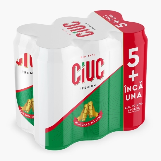 Bere blondă doză 6x0.5l (5+1)