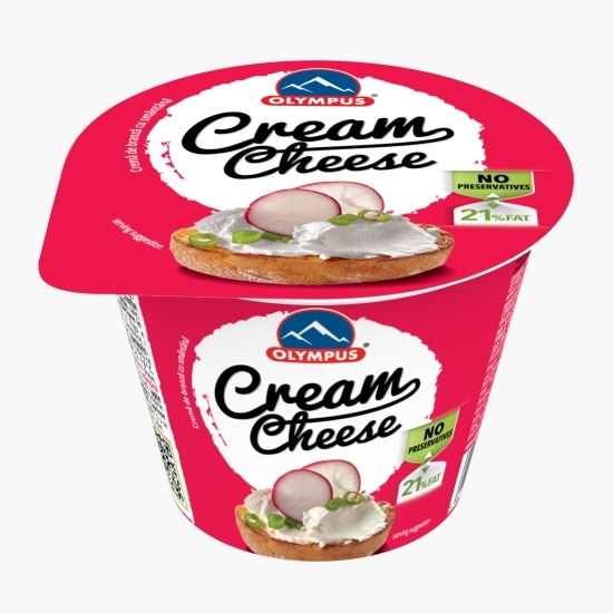 Cremă de brânză cu smântână, 21% grăsime, 200g