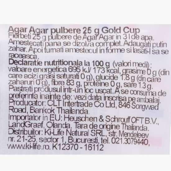 Agar Agar pulbere 25g