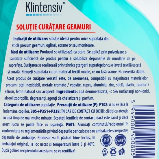 Soluție curățare geamuri 0.5l