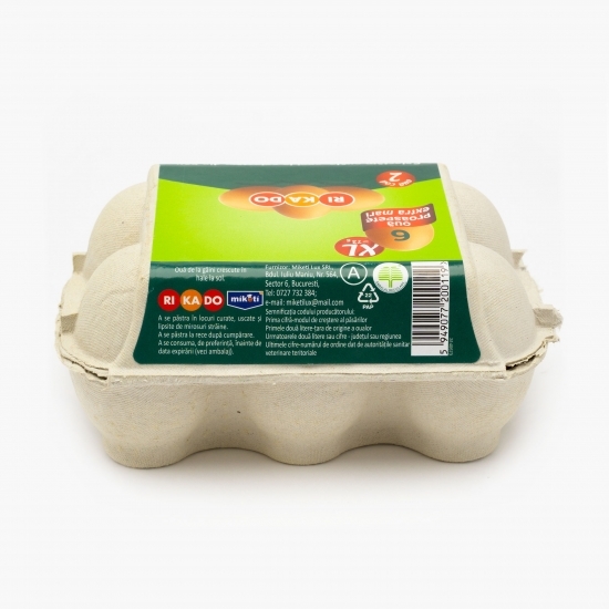 Ouă mărimea XL cod 2, 6 buc 