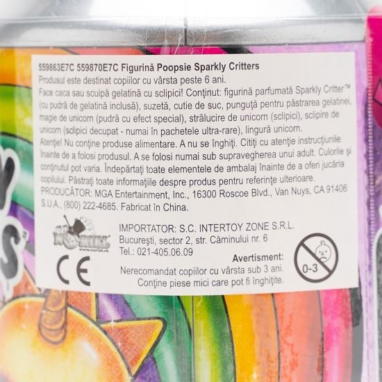 Figurină surpriză Sparkly Critters  6+ ani
