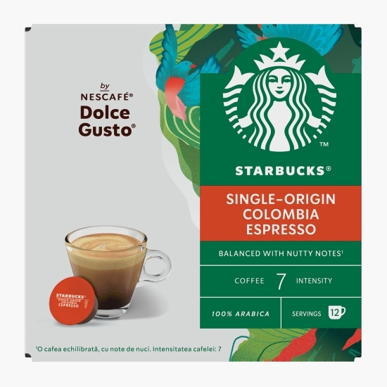 Capsule cafea, Espresso single-origin Colombia, 12 băuturi, 66g