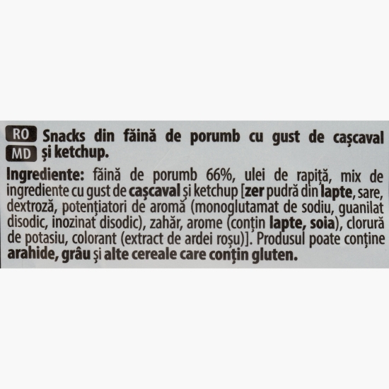 Pufuleți cu gust de cașcaval și ketchup 45g