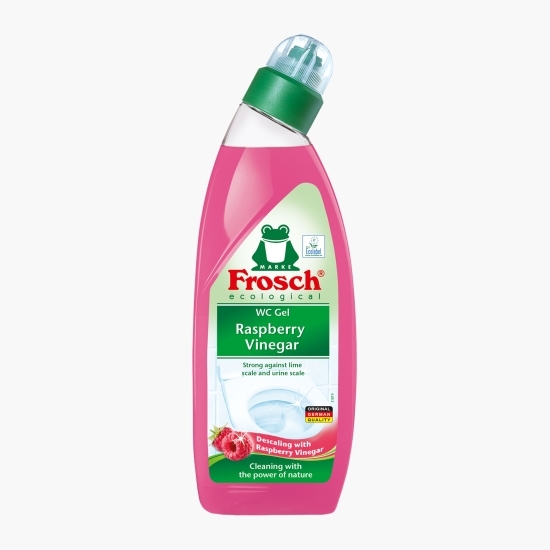 Detergent gel eco pentru curățat toaleta, zmeură 0.75l