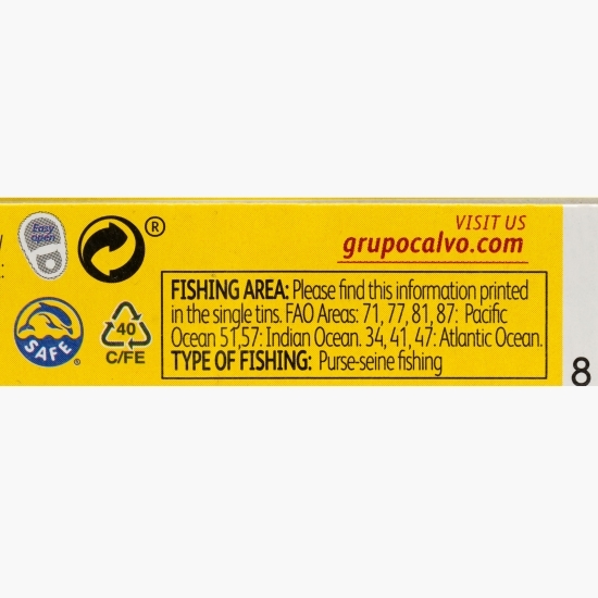 Ton în ulei de floarea-soarelui cu chili 4x80g