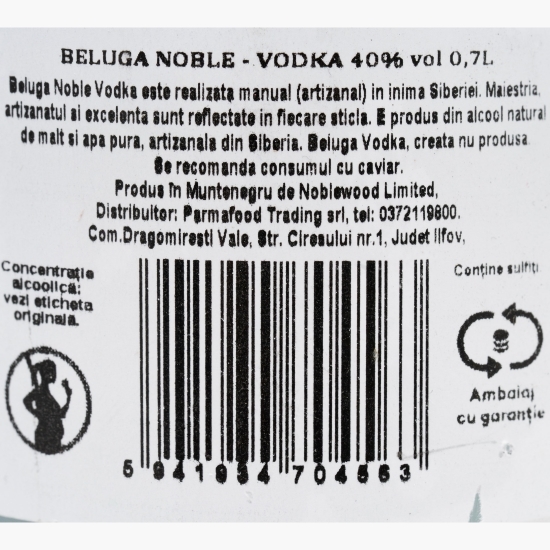 Vodcă Noble 40% alc. 0.7l