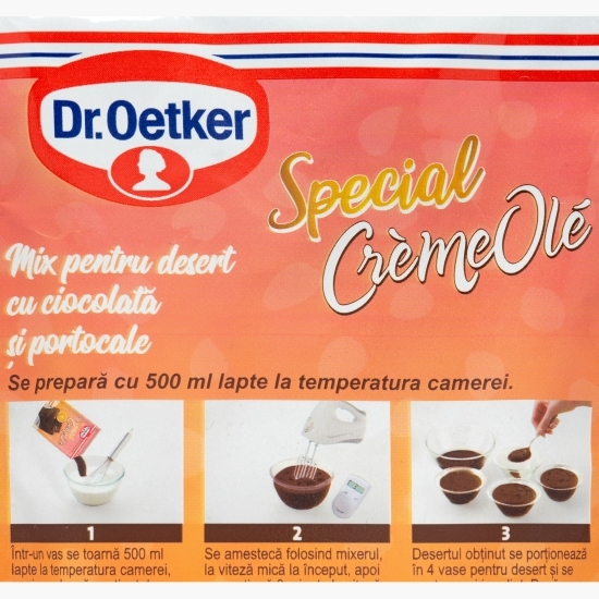Mix pentru desert Crème Olé cu gust de ciocolată și portocale 110g