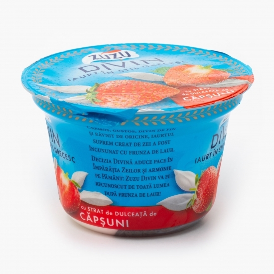 Iaurt în stil grecesc cu căpșuni 150g