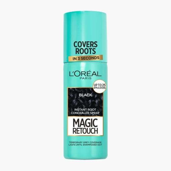Spray Instant Magic Retouch pentru camuflarea rădăcinilor crescute, 1 negru, 75ml