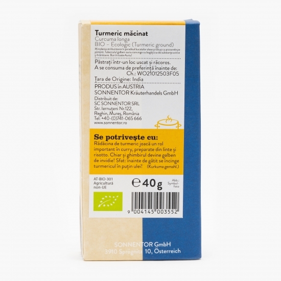 Turmeric măcinat eco 40g