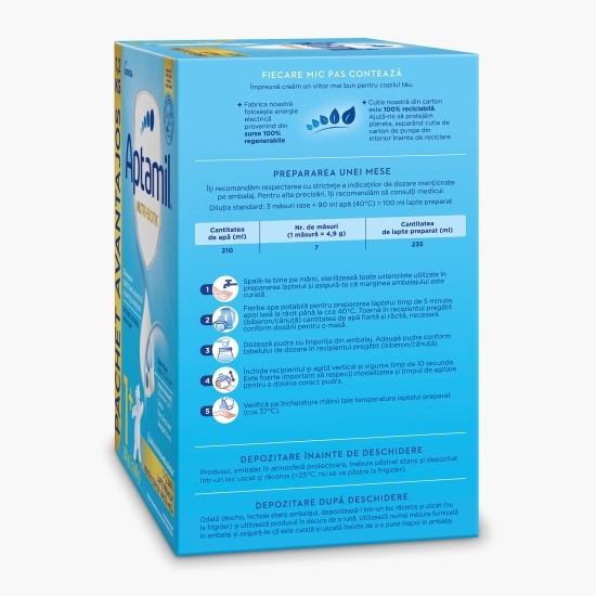 Formulă de lapte praf NUTRI-BIOTIK 1+, 1-2 ani, 1.200g