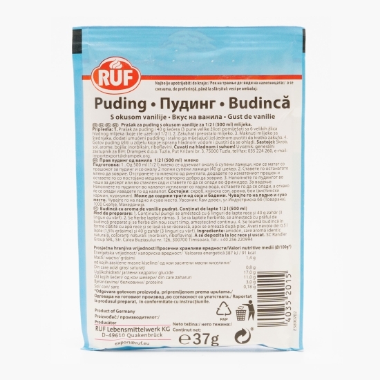Budincă de vanilie 37g