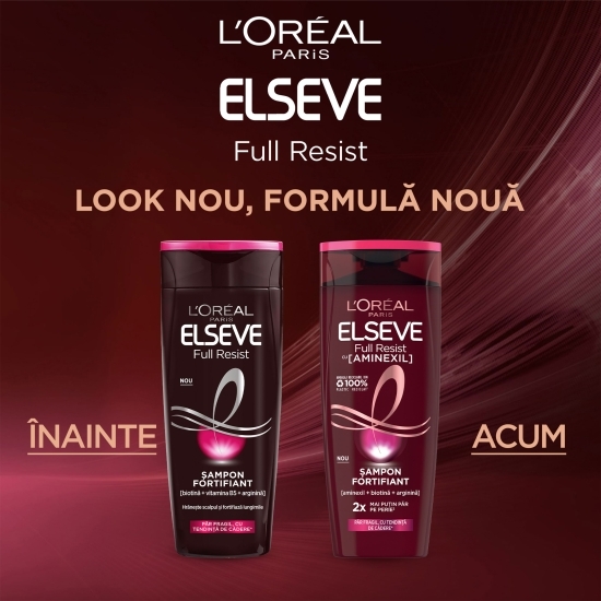 Șampon fortifiant pentru păr fragil cu tendințe de cădere, Full Resist, 0.25l