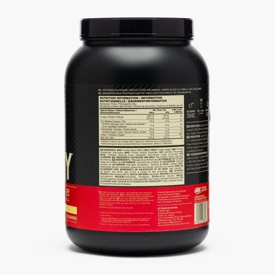 Proteine din zer 100% Whey Gold Standard, aromă vanilie, 900g