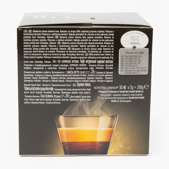 Espresso Intenso 30 băuturi 210g, capsule cafea
