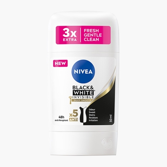 Deodorant stick Black & White Silky Smooth 50ml