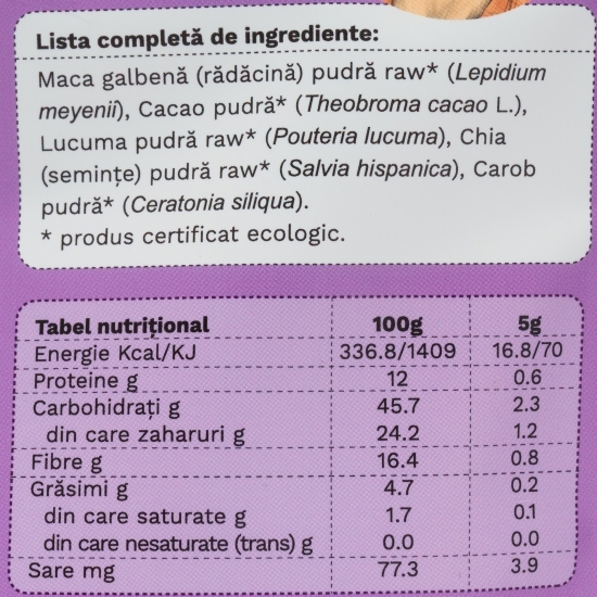Brain Food, pulbere funcțională ecologică 200g