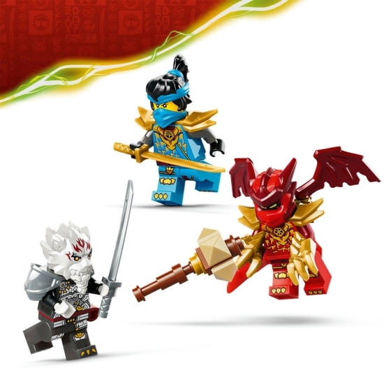 Zilvar și monstrul dragon Grimtak, 71863 Ninjago, 232 piese, +7 ani