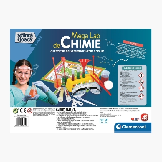 Știință & Joacă-Mega lab de chimie 8+ ani