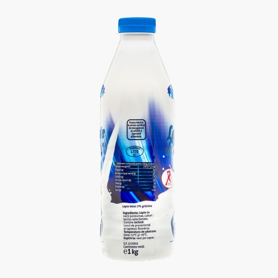 Lapte bătut 2% grăsime, 1kg