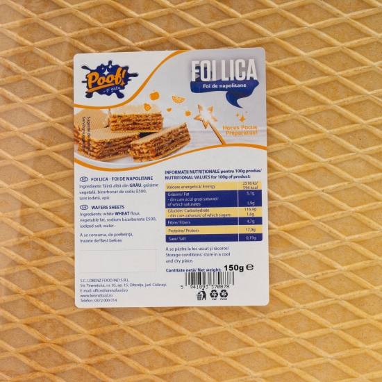 Foi de napolitane mari 150g