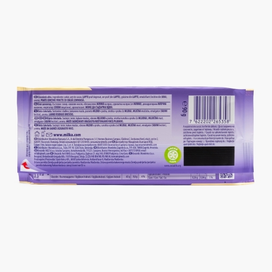 Ciocolată albă 90g