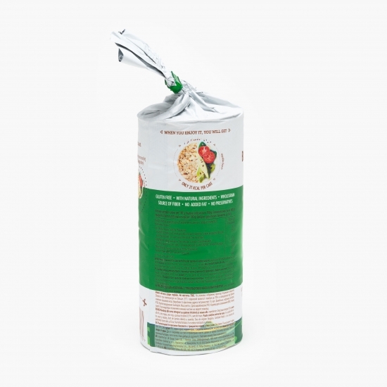 Rondele din orez integral cu quinoa tricoloră și susan alb 100g