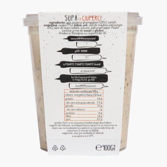 Supă fresh cu ciuperci 400g