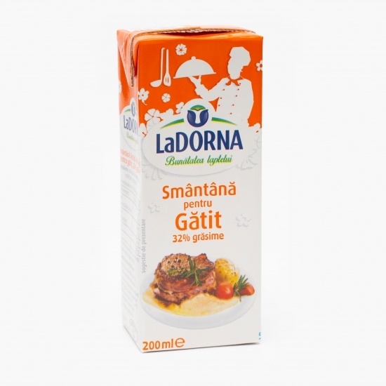 Smântână lichidă UHT pentru gătit 32% grăsime 200ml