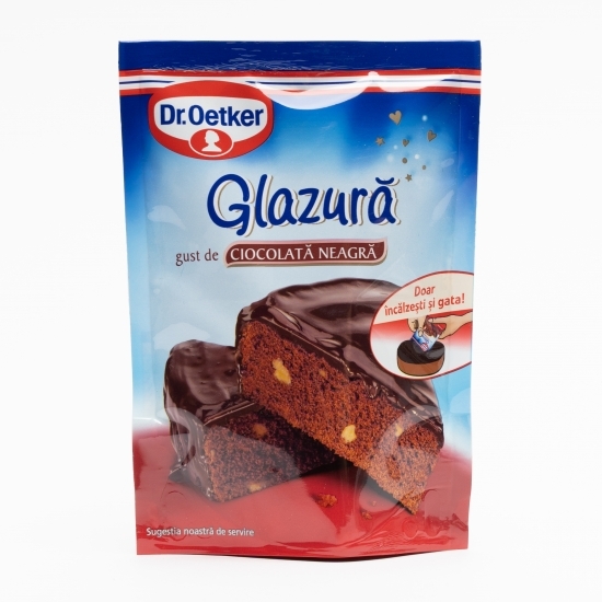 Glazură cu gust de ciocolată neagră 100g 