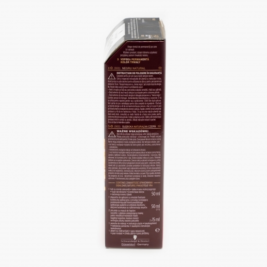Vopsea de păr permanentă Deluxe Oil-Care Color 900 deep natural black 115ml