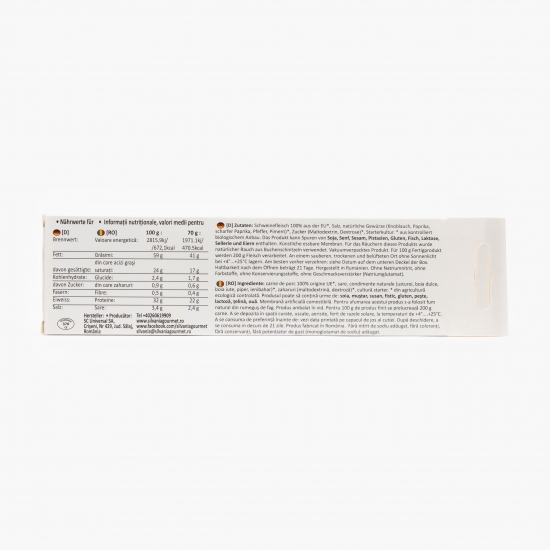 Cârnați snack eco clasic 70g