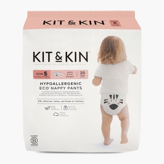 Scutece chiloțel eco, mărimea 5, 12-17kg, 20 buc