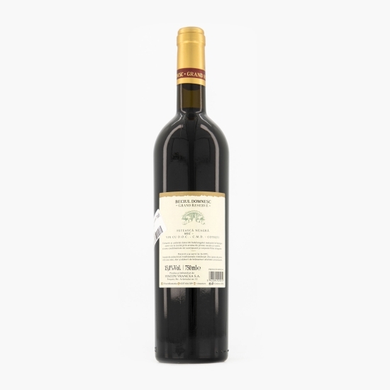 Vin roșu sec Fetească Neagră, 15%, 0.75l