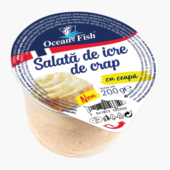 Salată cu icre de crap și ceapă 200g