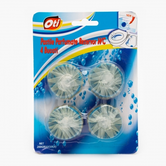 Pastile parfumate rezervor WC, 4buc