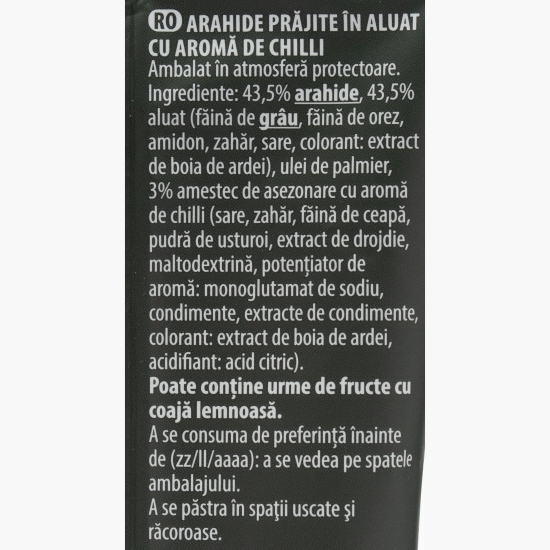 Arahide în crustă crocantă Crasssh!, aromă chili 60g